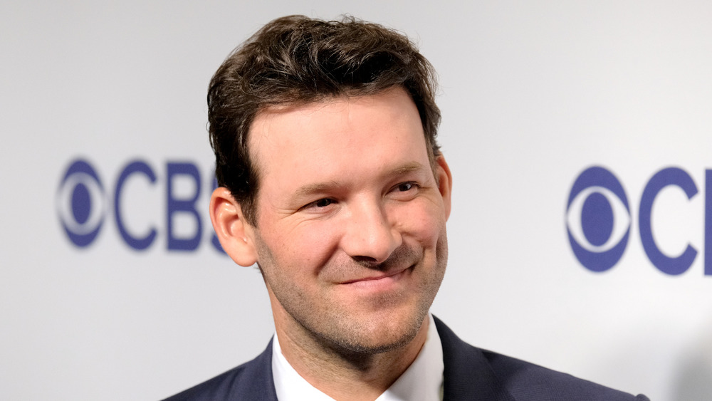 Tony Romo at event