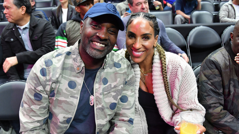 Marcellus and Annemarie Wiley smiling in crowd