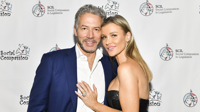 Douglas Nunes and Joanna Krupa attending event