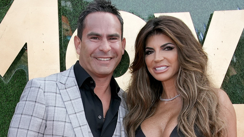 Luis Ruelas and Teresa Giudice smiling