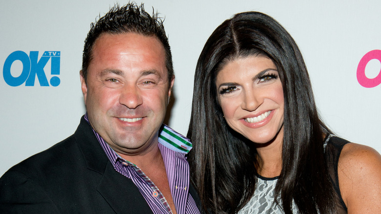 Teresa Giudice and Joe Giudice, posing together