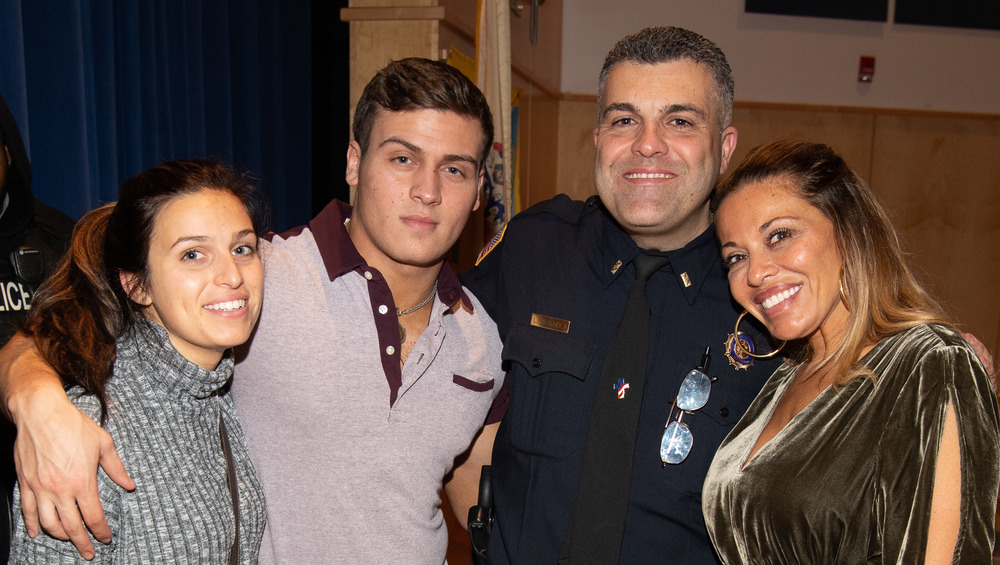 Dolores Catania and her family, red carpet