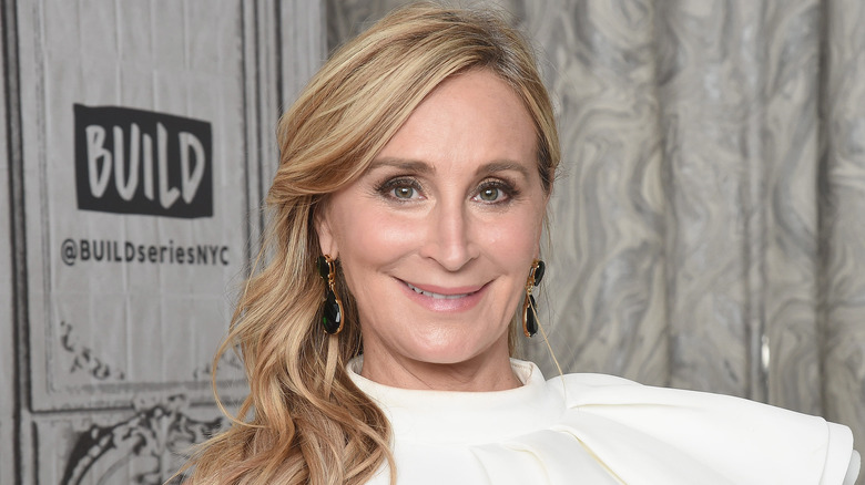 Sonja Morgan smiling as she speaks