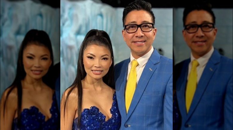 Jennie Nguyen and Duy Tran all dressed up