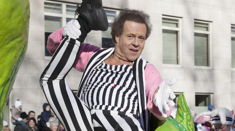 Richard Simmons posing