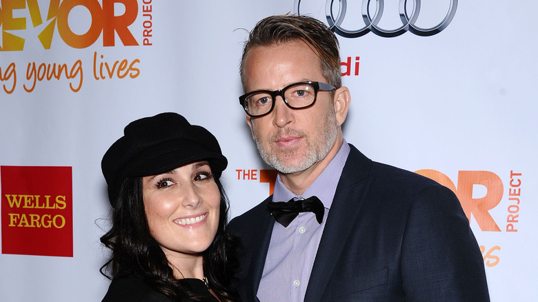 Ricki Lake with her late ex-husband Christian Evans