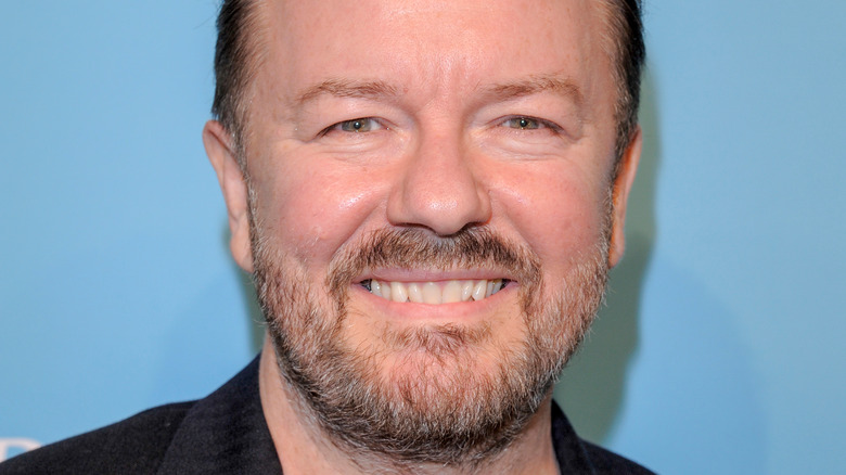 Ricky Gervais smiling