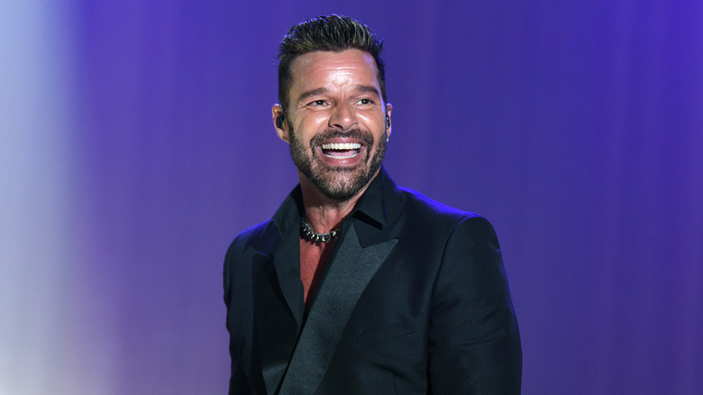 Ricky Martin performing