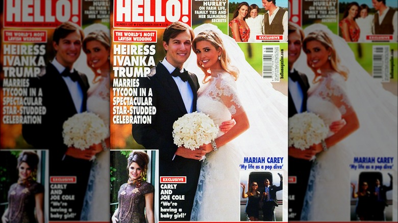 Ivanka Trump on wedding magazine cover