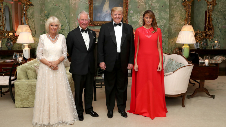 Queen Camilla, King Charles, Donald Trump, & Melania Trump