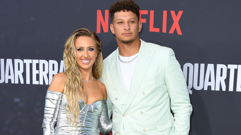 Brittany and Patrick Mahomes red carpet