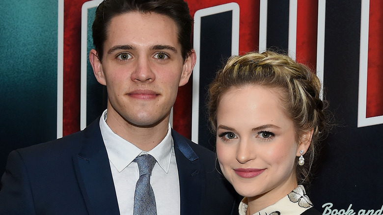Casey Cott and Stephanie Styles posing together