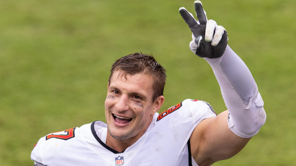 Rob Gronkowski smiling 