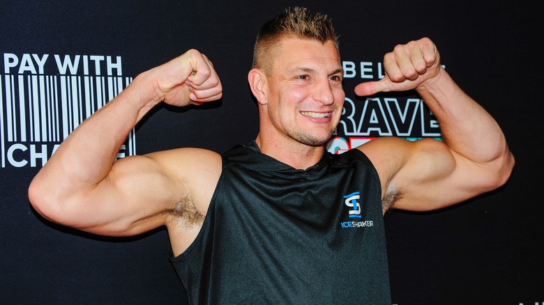 Rob Gronkowski poses in 2022