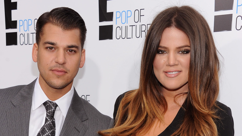 Rob Kardashian with Khloe Kardashian