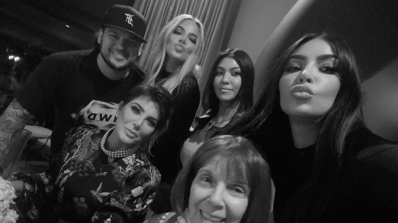 Rob Kardashian with family