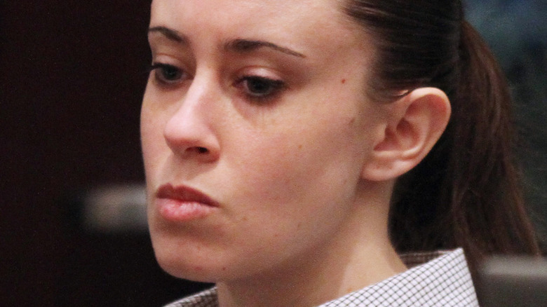 Casey Anthony looking glum 