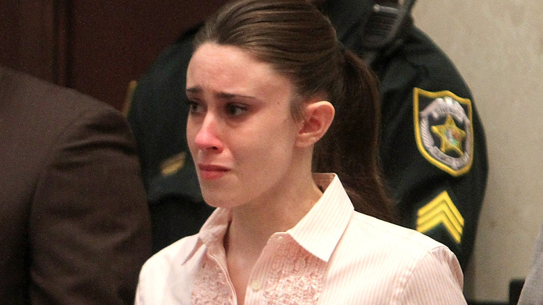 Casey Anthony crying in court 