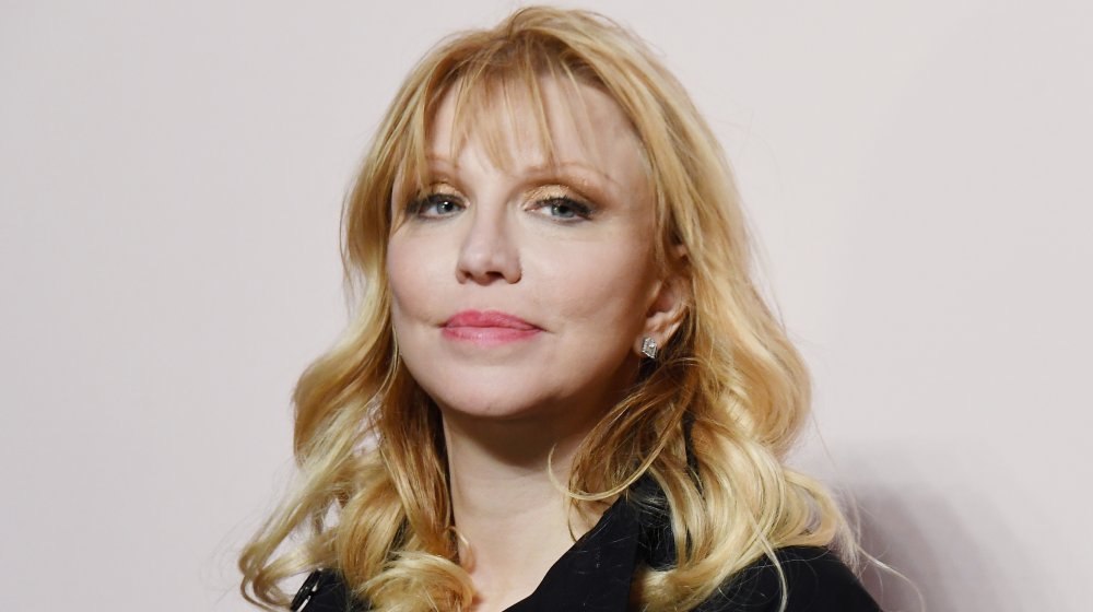 Courtney Love at the Tom Ford 2019 Fashion Show 