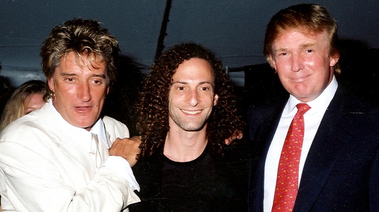 Rod Stewart, Kenny G, and Donald Trump at Mar-a-Lago