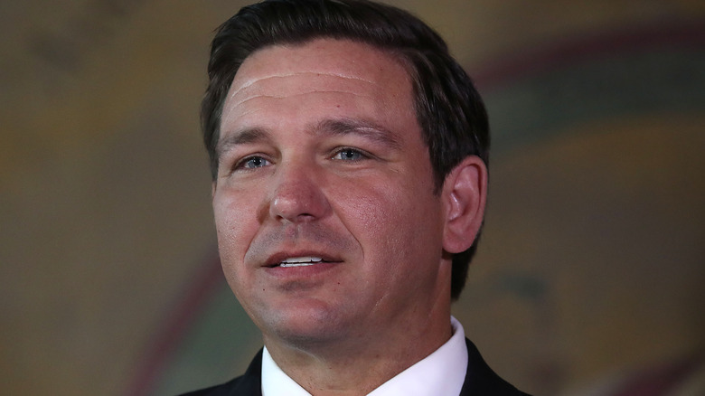 Gov. Ron DeSantis attending an event at the Freedom Tower