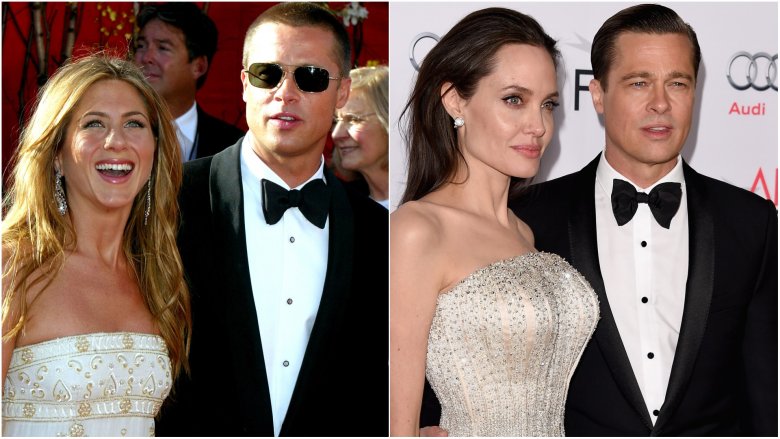 Jennifer Aniston Brad Pitt Angelina Jolie 