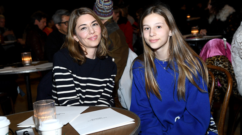 Sofia Coppola and Romy Mars attending Marc Jacobs fashion show