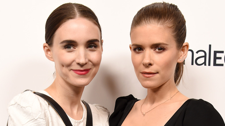 Rooney Mara and Kate Mara smiling