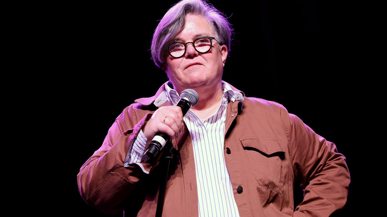 Rosie O'Donnell performs onstage