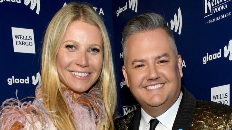 Gwyneth Paltrow and Ross Mathews smiling 