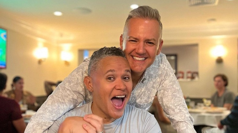 Ross Mathews and Wellinthon Garcia smiling 