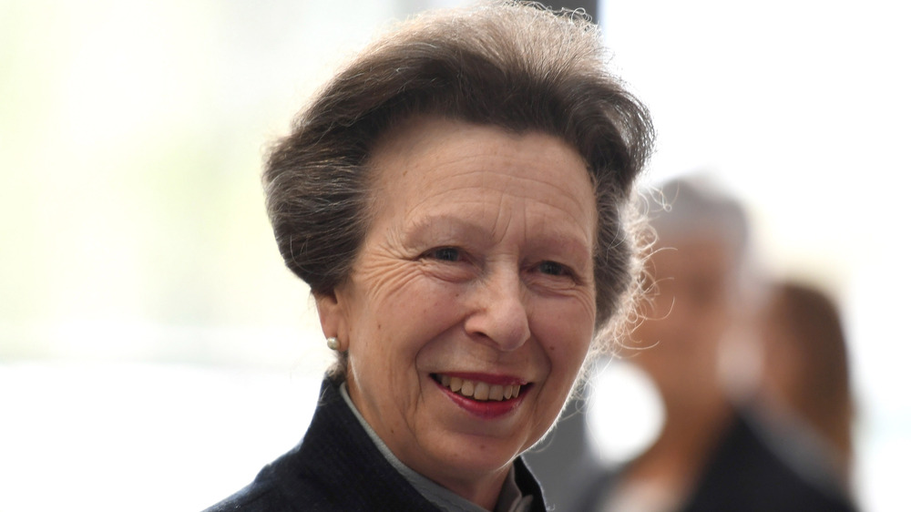 Princess Anne smiling