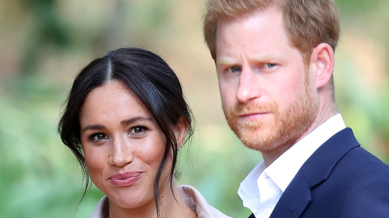 Meghan Markle and Prince Harry smiling