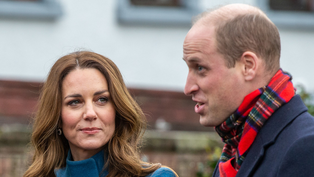 Kate Middleton & Prince William serious