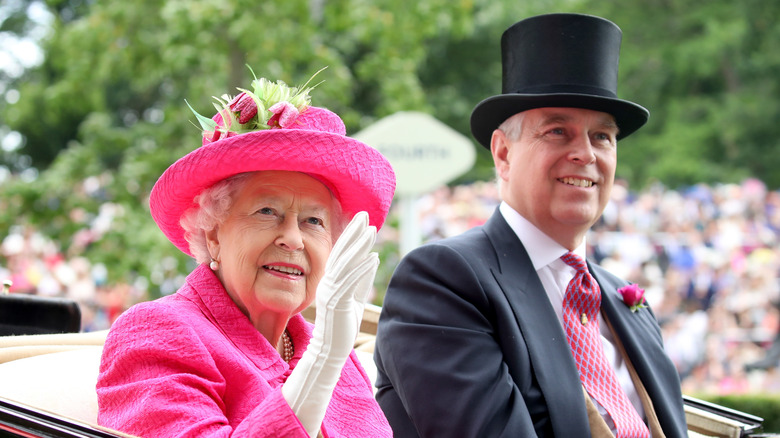 Queen Elizabeth and Prince Andrew, 2017