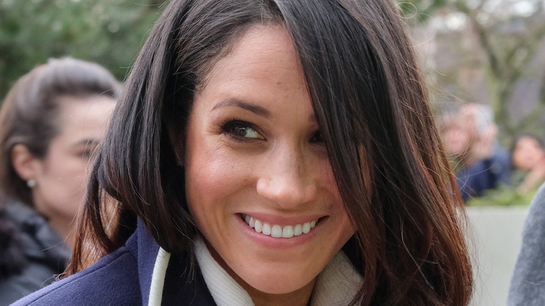 Meghan Markle smiling