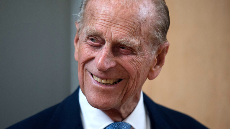 Prince Philip grinning 