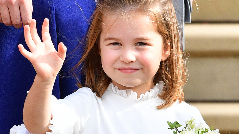 Princess Charlotte waving 