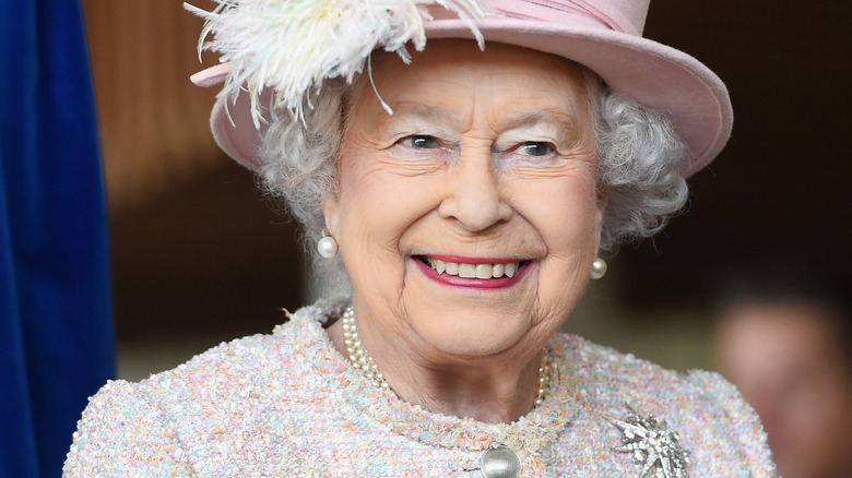 Queen Elizabeth II smiling 