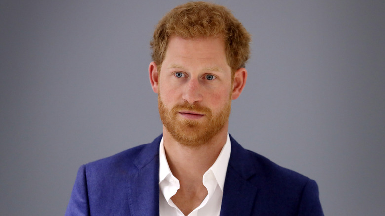 Prince Harry standing