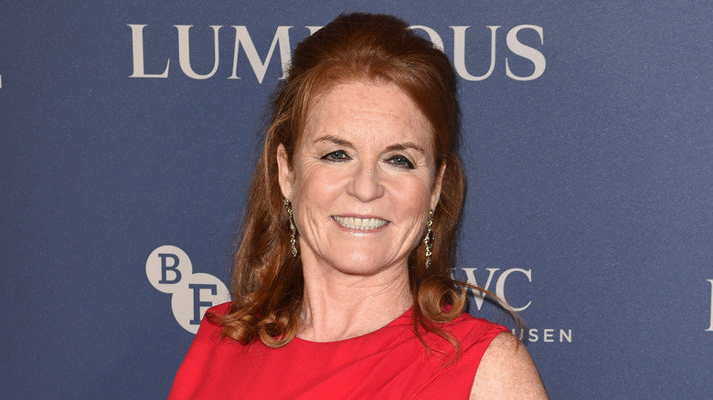 Sarah Ferguson smiling in 2019