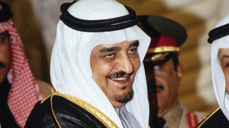 King Fahd smiling 