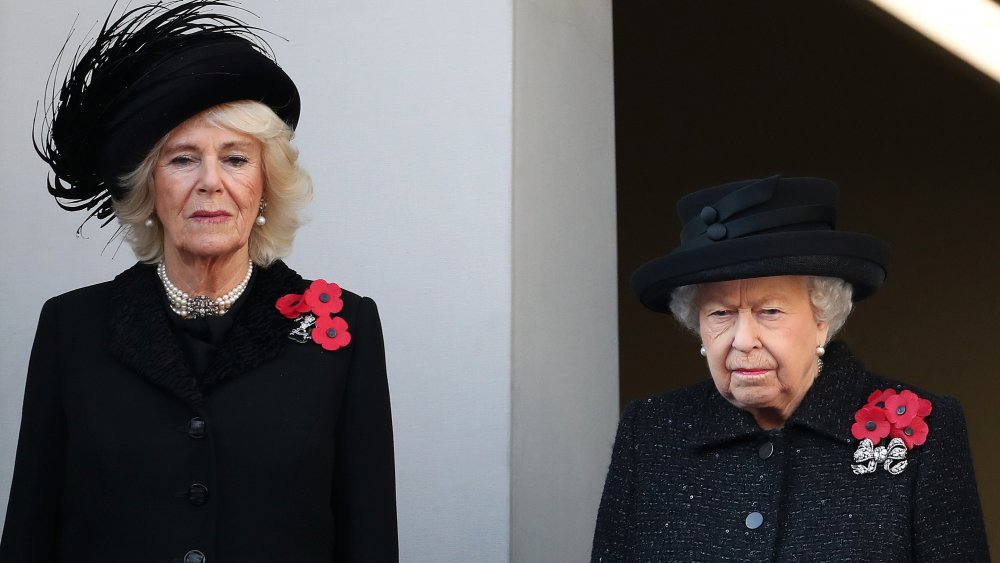 Camilla Parker Bowles and Queen Elizabeth II