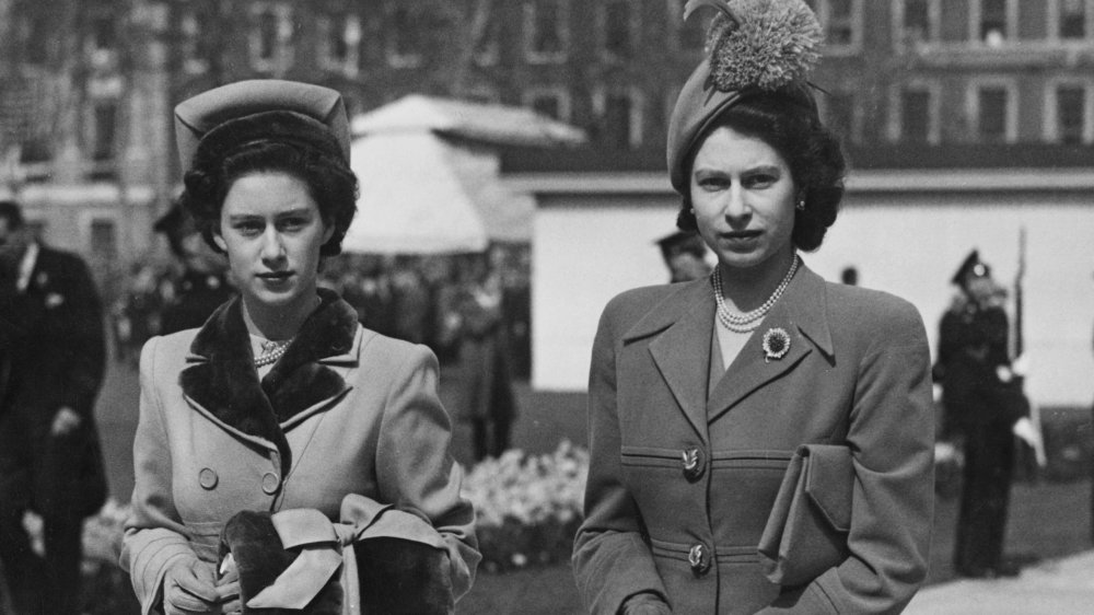 Princess Margaret and Queen Elizabeth