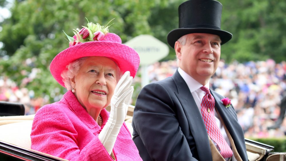 The Queen and Prince Andrew