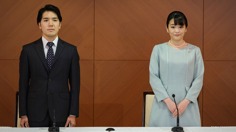 Kei Komuro and Princess Mako