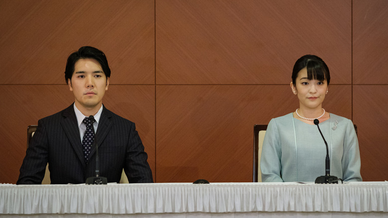 Princess Mako with husband