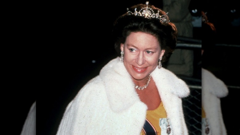 Princess Margaret wearing a tiara