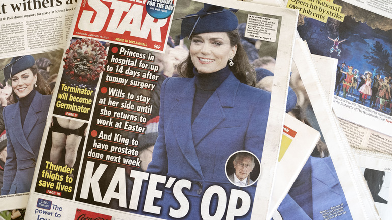 Kate Middleton newspaper cover