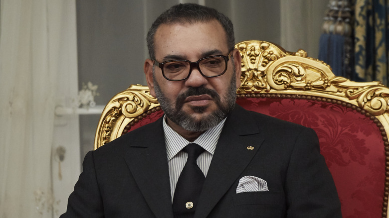 King Mohammed VI of Morocco posing